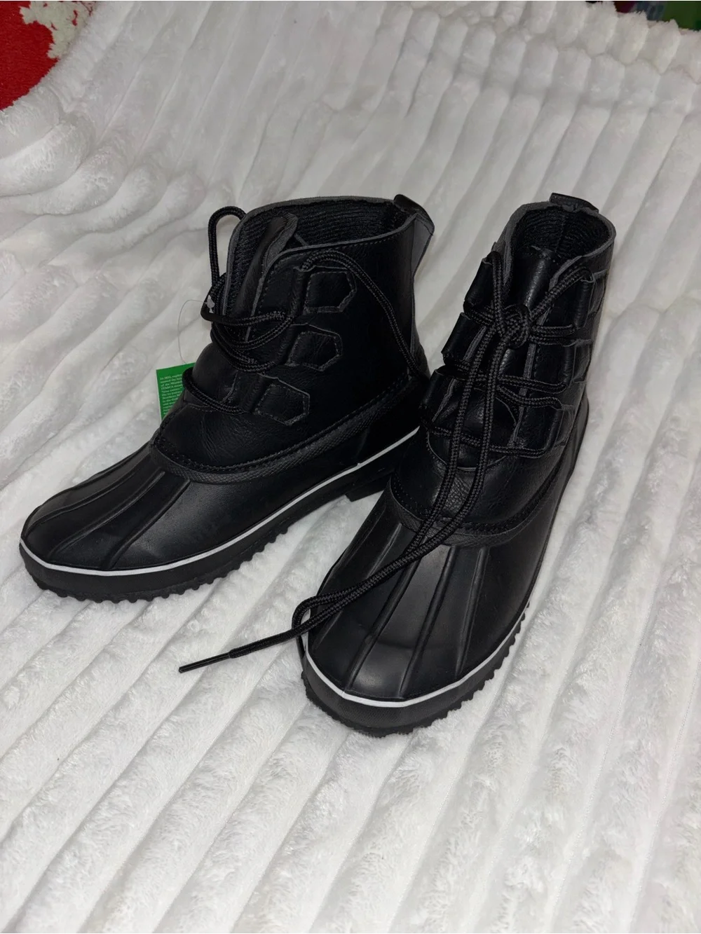 Itasca Women's Black Lace-Up Waterproof Winter Boots